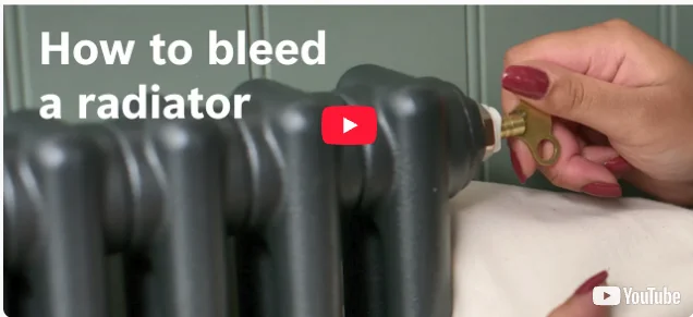 How to bleed a radiator